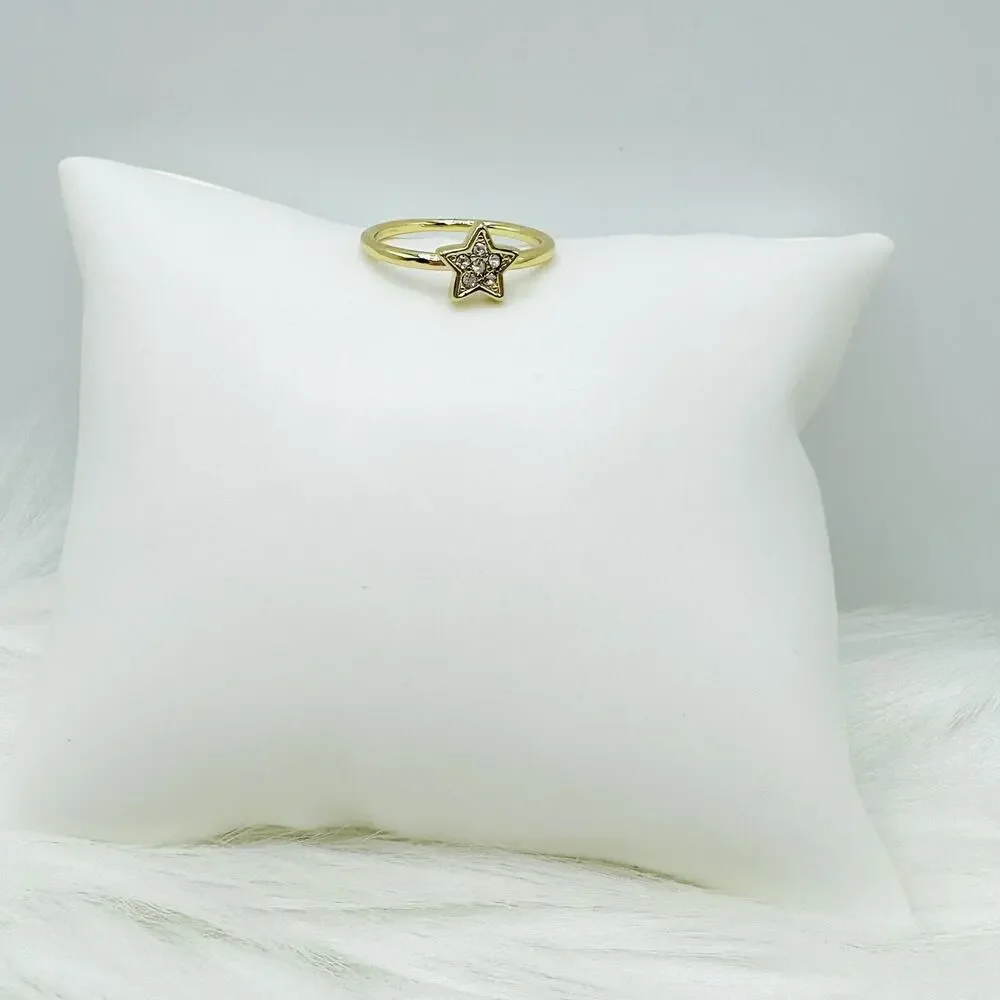 Dainty Chic Sparkly Star Promise Ring Size 6